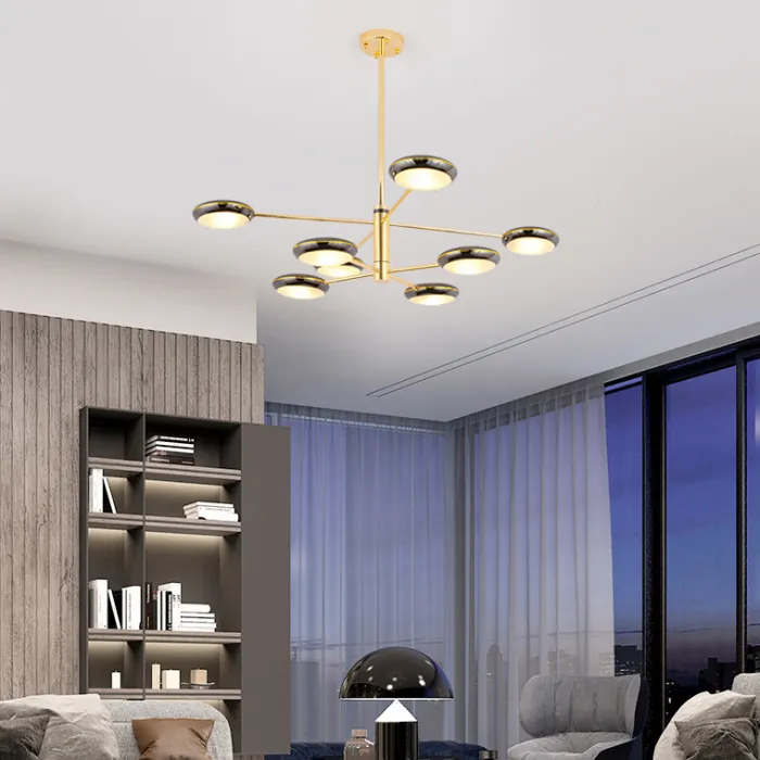 Люстра на штанге DRAMMEN D90 Silver от ImperiumLoft