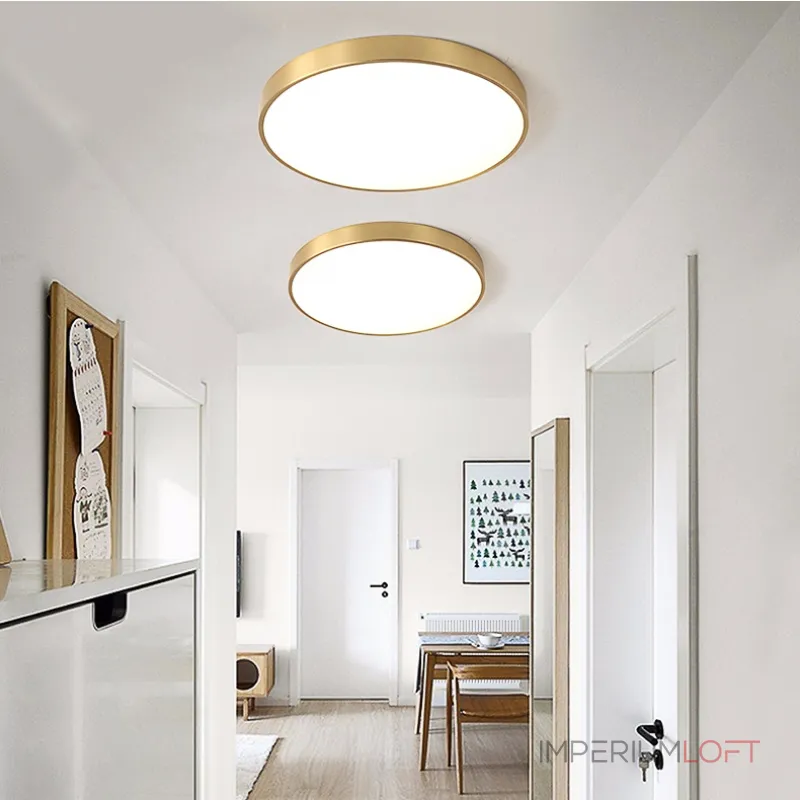 Потолочный светильник FLIMS D30 Circle Brass от ImperiumLoft Потолочный светильник FLIMS D30 Circle Brass от ImperiumLoft