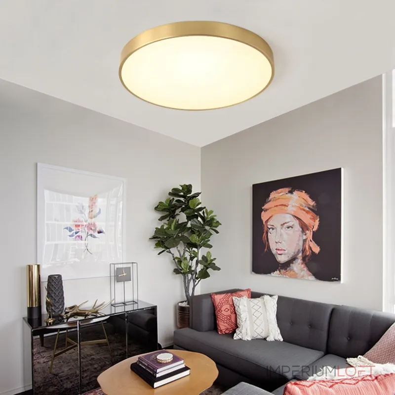 Потолочный светильник FLIMS D30 Circle Brass от ImperiumLoft Потолочный светильник FLIMS D30 Circle Brass от ImperiumLoft