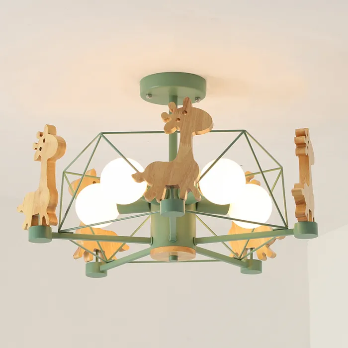 Потолочная люстра GIRAFFE Star Green от ImperiumLoft