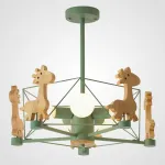 Потолочная люстра GIRAFFE Crystal Green от ImperiumLoft