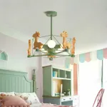 Потолочная люстра GIRAFFE Star Green от ImperiumLoft