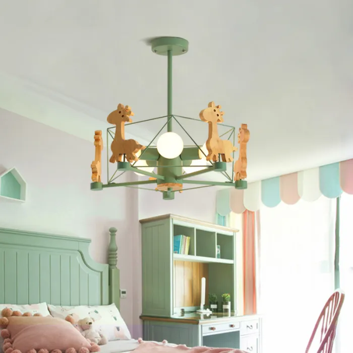 Потолочная люстра GIRAFFE Star Green от ImperiumLoft