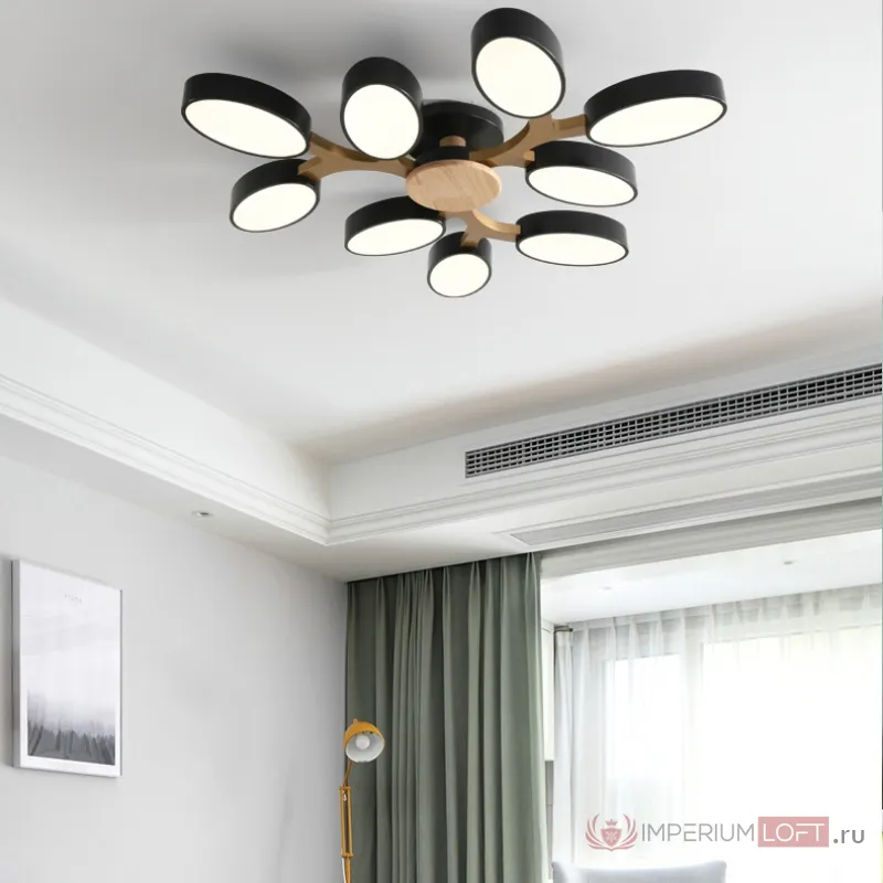 Потолочная люстра INGALIS L114 Black от ImperiumLoft