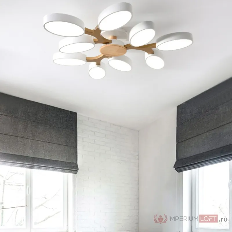 Потолочная люстра INGALIS L114 Black от ImperiumLoft