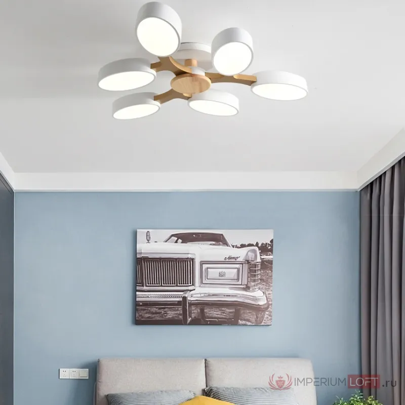 Потолочная люстра INGALIS L114 Black от ImperiumLoft