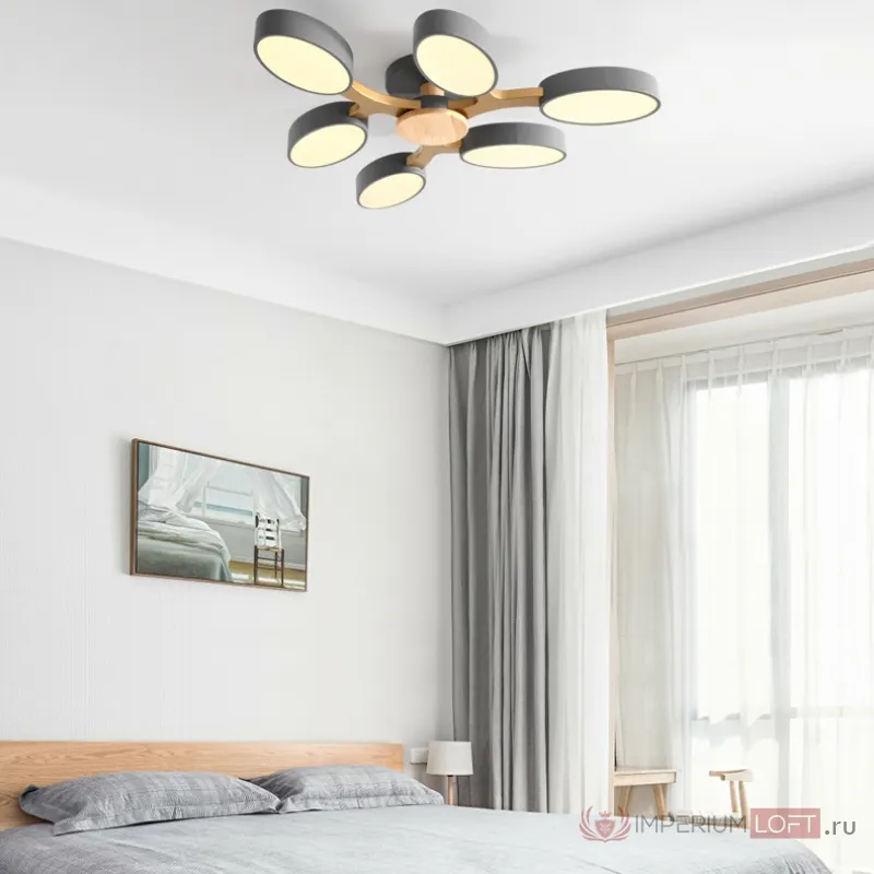 Потолочная люстра INGALIS L114 Black от ImperiumLoft
