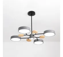 Люстра на штанге MEADE 5 lamps Grey