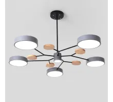 Люстра на штанге MEADE 6 lamps Grey