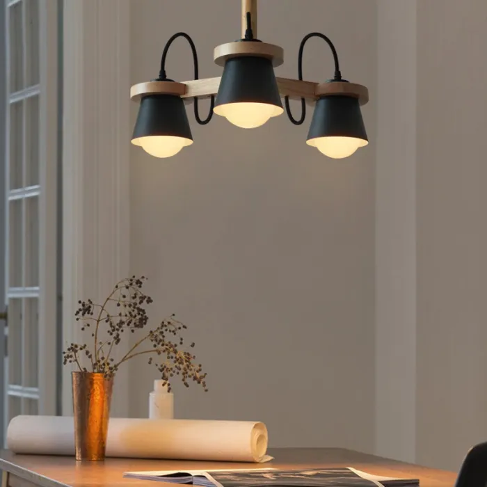 Люстра потолочная NATURA B6 Black от ImperiumLoft