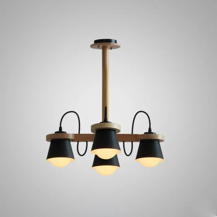 Люстра потолочная NATURA B4 Black от ImperiumLoft