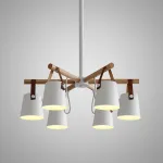 Люстра потолочная на штанге NATURA C6 white от ImperiumLoft