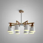 Люстра потолочная на штанге NATURA C8 white от ImperiumLoft