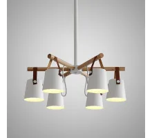 Люстра потолочная на штанге NATURA C6 white