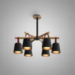 Люстра потолочная на штанге NATURA C6 black от ImperiumLoft