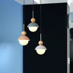 Подвесной светильник POMPON WOOD Серый от ImperiumLoft