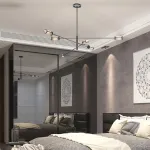 Люстра на штанге SKELBY