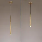 Подвесной светильник STYLUS ONE Brass H35 от ImperiumLoft