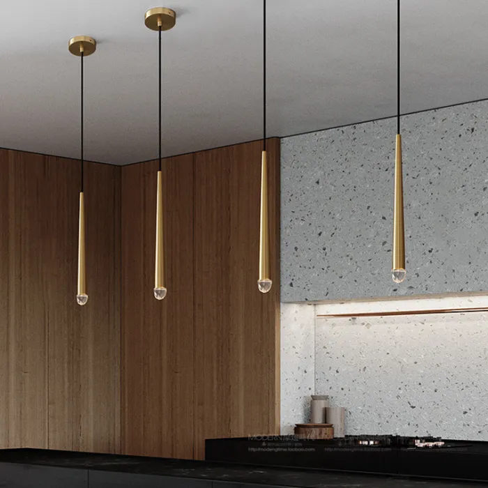 Подвесной светильник STYLUS ONE Brass H35 от ImperiumLoft