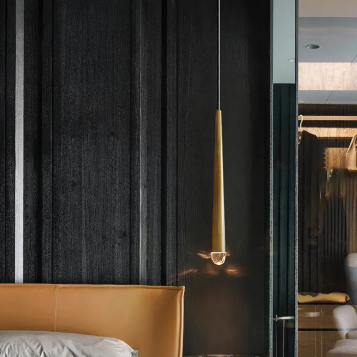 Подвесной светильник STYLUS ONE Brass H35 от ImperiumLoft
