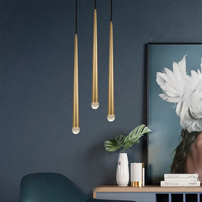Подвесной светильник STYLUS ONE Brass H35 от ImperiumLoft
