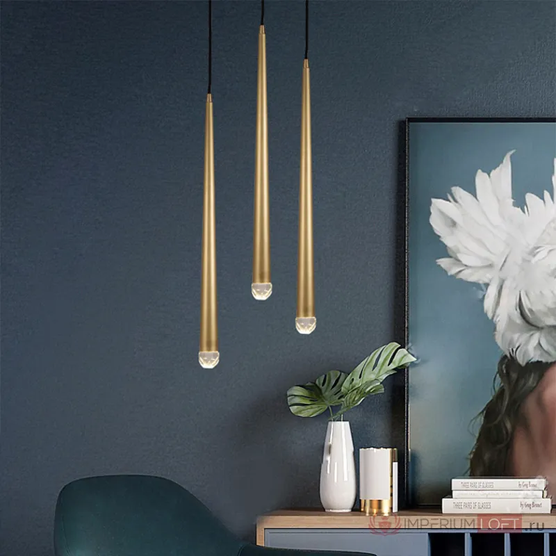Подвесной светильник STYLUS ONE Black H35 от ImperiumLoft