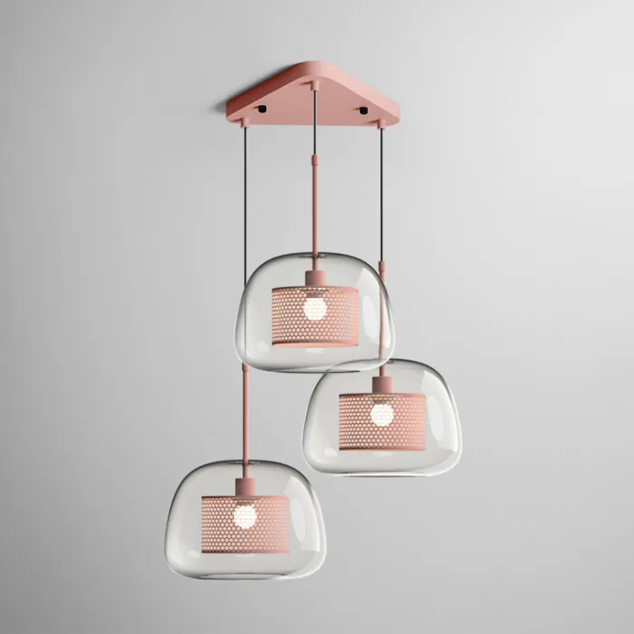Светильник с тремя подвесами CATCH TRIO ROSE от ImperiumLoft