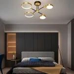 Потолочная люстра MARSA L4 Gold от ImperiumLoft