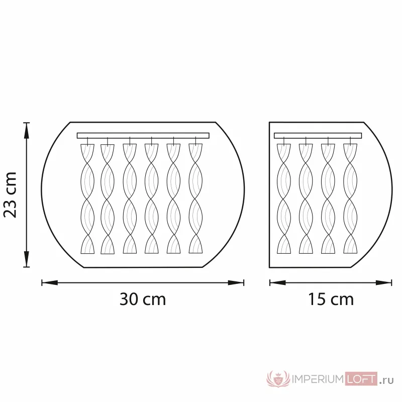 Бра AMORI WALL от ImperiumLoft