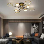 Потолочная люстра MARSA L4 Gold от ImperiumLoft
