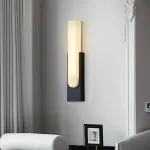 Светодиодный настенный светильник с имитацией мрамора MIRCA Gold от ImperiumLoft