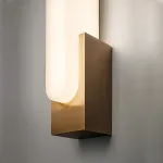 Светодиодный настенный светильник с имитацией мрамора MIRCA Gold от ImperiumLoft
