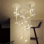 Потолочный светильник на вертикальной стойке IONA LINE White 6 от ImperiumLoft