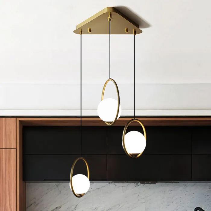 Потолочное крепление из металла треугольной формы CEILING MOUNT 7 white от ImperiumLoft