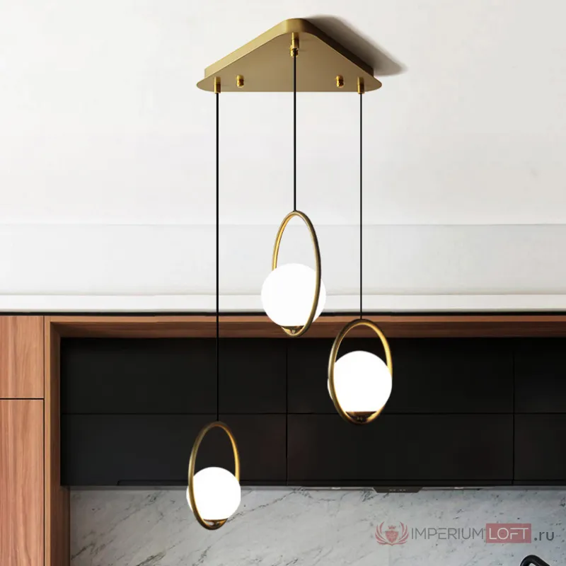 Потолочное крепление из металла треугольной формы CEILING MOUNT 7 от ImperiumLoft