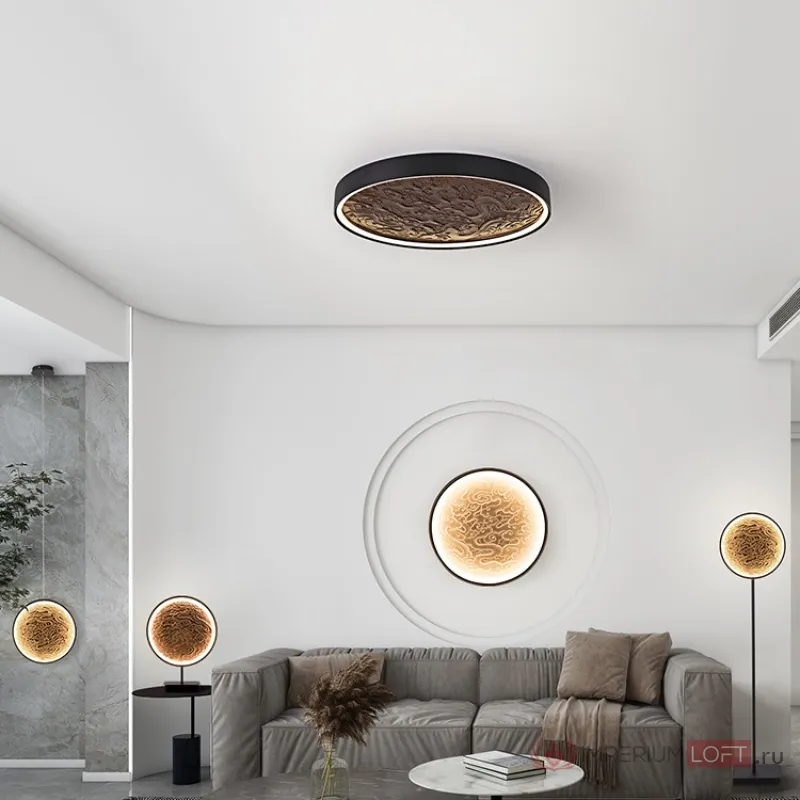 Настенный светодиодный светильник RODA WALL D40 Light Brown от ImperiumLoft