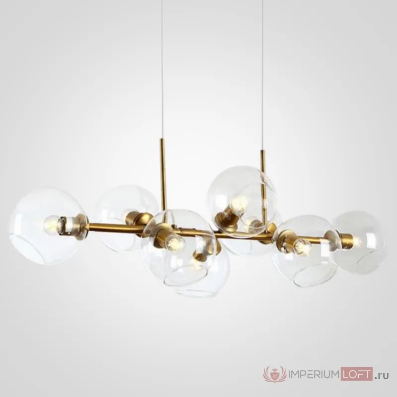 Люстра Staggered Glass Chandelier 8 от ImperiumLoft