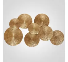 Арт-объект Apollo Gold Wall Plaque Disc