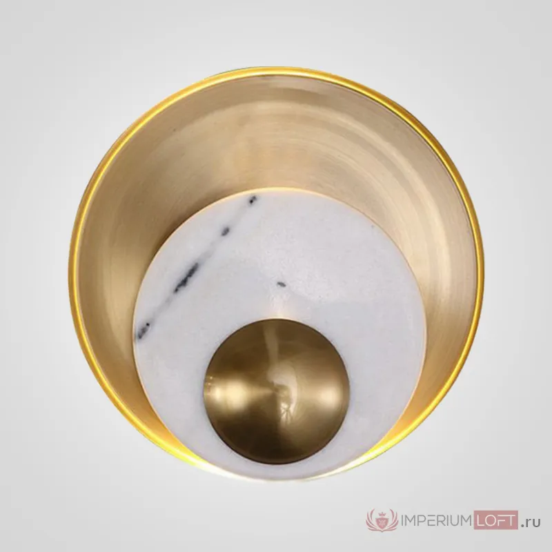 Бра Ginger & Jagger Pearl WALL LAMP round gold от ImperiumLoft