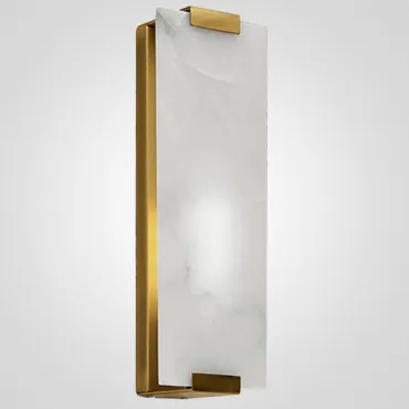 Бра Marble Rectangle Wall Lamp Brass от ImperiumLoft