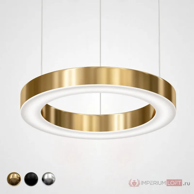 Люстра Light Ring Horizontal D50 Золото от ImperiumLoft