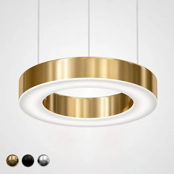 Люстра Light Ring Horizontal D40 Золото от ImperiumLoft