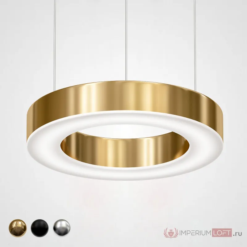 Люстра Light Ring Horizontal D40 Золото от ImperiumLoft