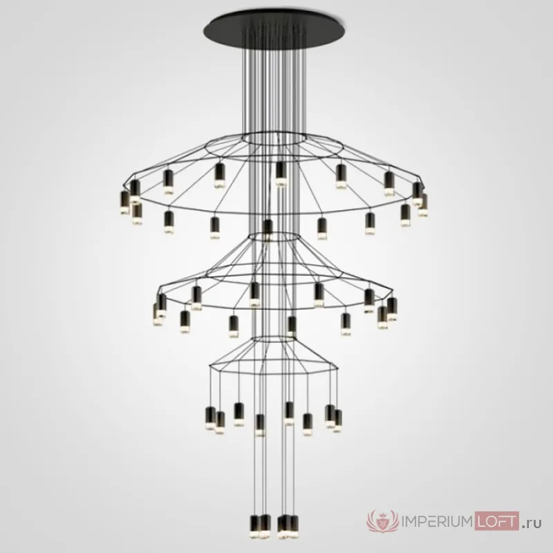 Люстра Vibia Wireflow Chandelier 0378 LED Suspension 42 lamp от ImperiumLoft