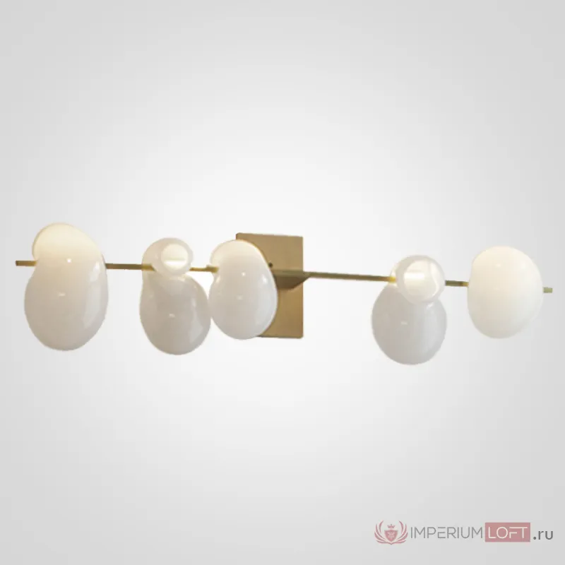 Бра White glass trap 5 Wall Lamp от ImperiumLoft