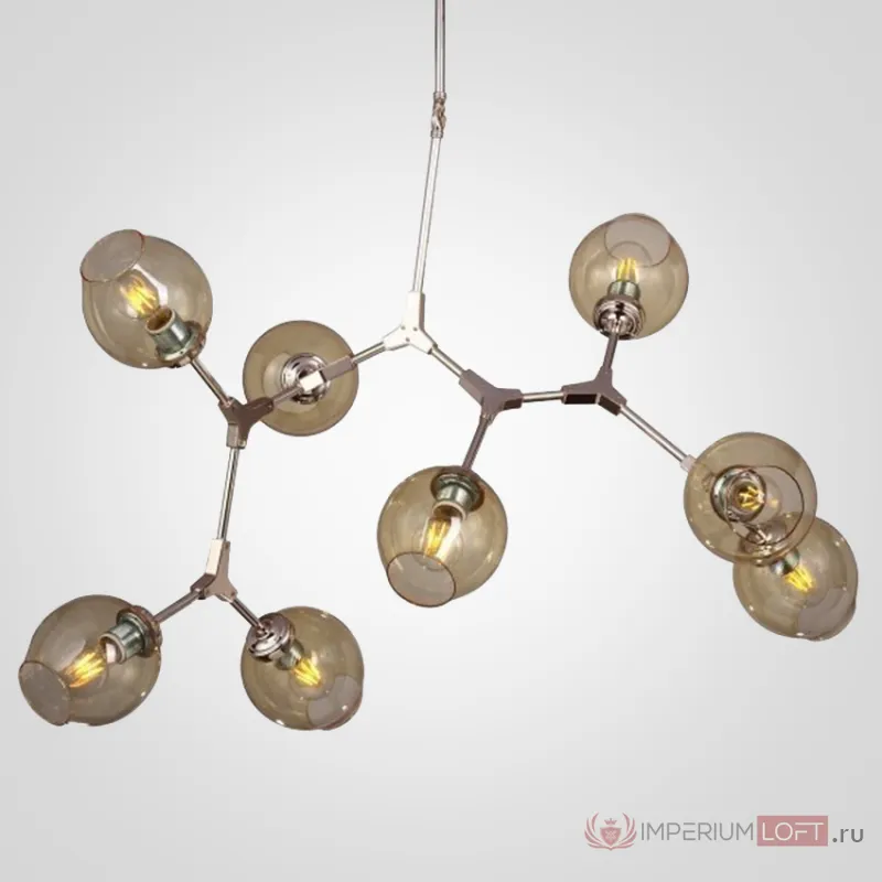 Люстра Branching Bubble Chandelier 8 Amber от ImperiumLoft
