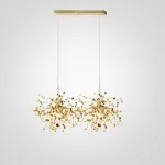 Люстра Tezani Argent Suspension Linear Gold 2 L80 от ImperiumLoft