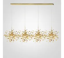 Люстра Tezani Argent Suspension Linear Gold 4L 140