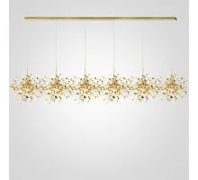 Люстра Tezani Argent Suspension Linear Gold 6L 210