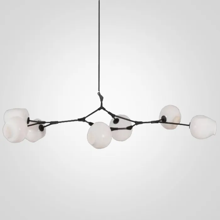 Люстра Сrumpled Bubble White Glass от ImperiumLoft